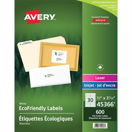 Étiquettes pour chemise Écologique