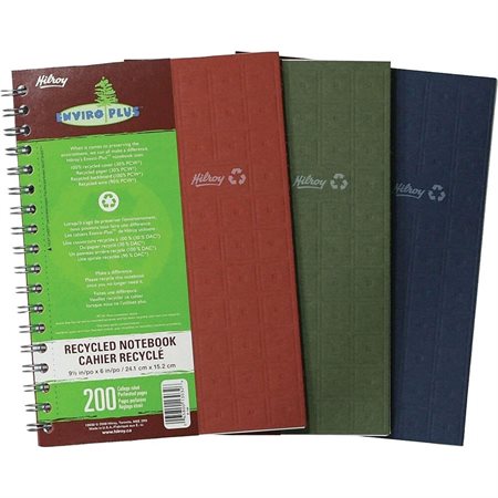 Cahier de notes recyclé Enviro Plus™