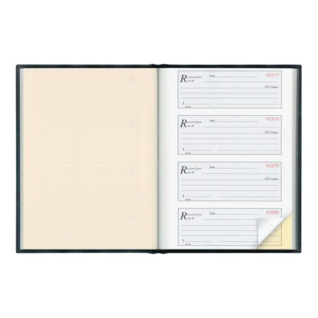 Livre de reçus numérotés