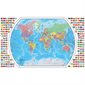 Plastic-coated world map