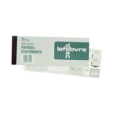 Relevé de paye Dean/Lefebvre