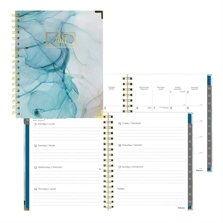 Agenda hebdomadaire  /  mensuel Quartz (2021)