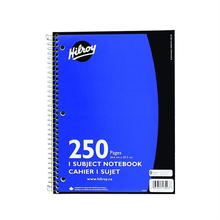 Cahier à reliure spirale