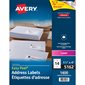 Étiquettes d'adresse blanches laser Easy Peel®
