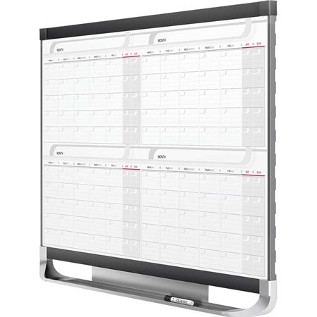 Tableau blanc effaçable à sec calendrier magnétique Prestige® 2