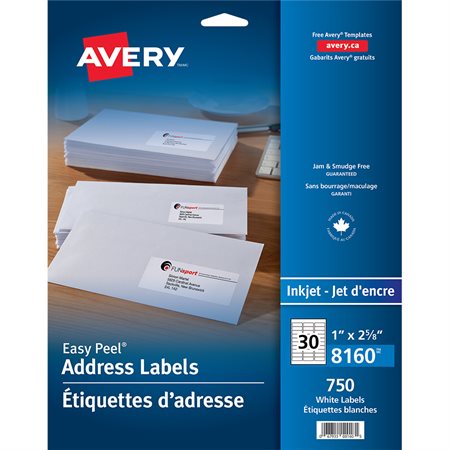 Easy Peel® White Mailing Labels