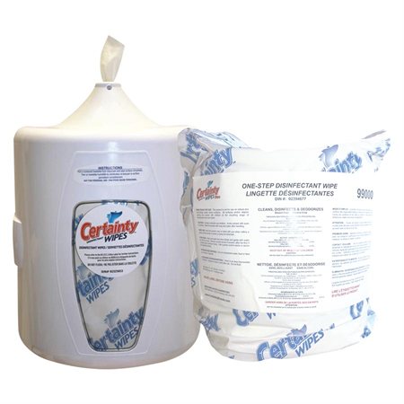 Ensemble de départ lingettes et distributeur Certainty®
