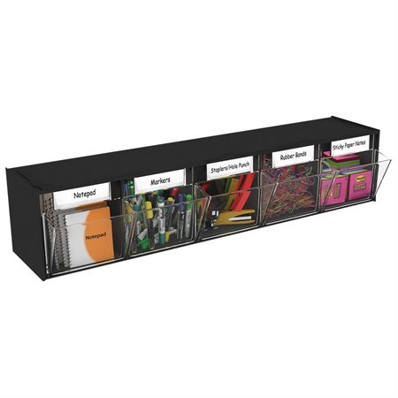 Unités de rangement inclinés et emboîtables Bins