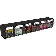 Unités de rangement inclinés et emboîtables Bins
