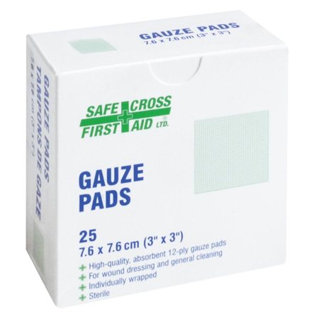 Rouleaux et tampons de gaze