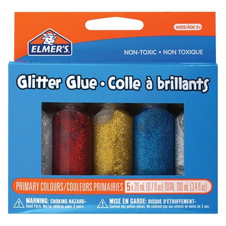 Colle à brillants en 5 couleurs