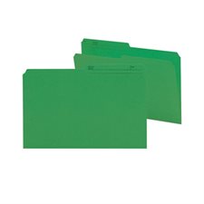 Chemises à dossier réversibles de couleur