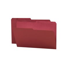 Chemises à dossier réversibles de couleur