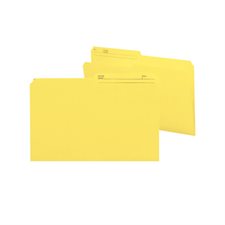 Chemises à dossier réversibles de couleur