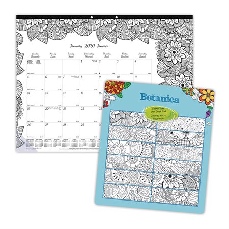 DoodlePlan™ Monthly Desk Pad Calendar (2020)