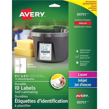 Durable Self-Laminating ID Labels