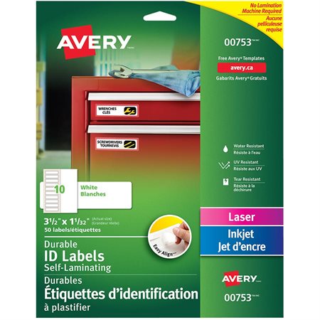 Durable Self-Laminating ID Labels