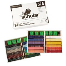 Crayons à colorier en bois Scholar