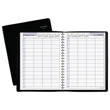 At-A-Glance® DayMinder® Daily Four-Person Group Appointment Book