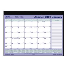 Calendrier sous-main mensuel (2020)