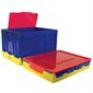 Boîte de rangement pliable avec couvercle