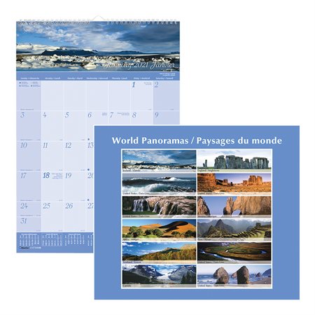 World Scenes Wall Calendar (2021)