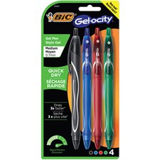 Stylos à bille roulante rétractable Gel-Ocity™ séchage rapide