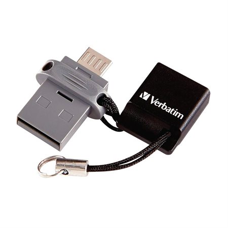 Lecteur flash double USB 2.0  Store 'n' Go pour périphériques micro-USB