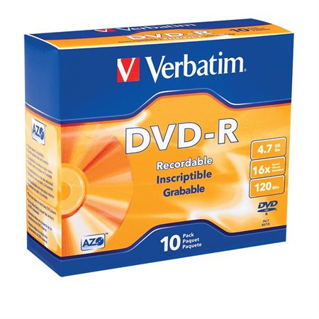 Disque inscriptible DVD-R 16x