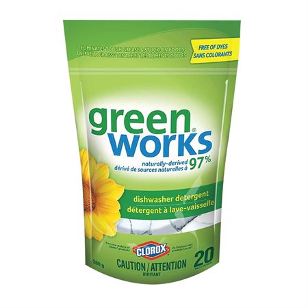 Capsules de détergent pour lave-vaisselle Green Works®