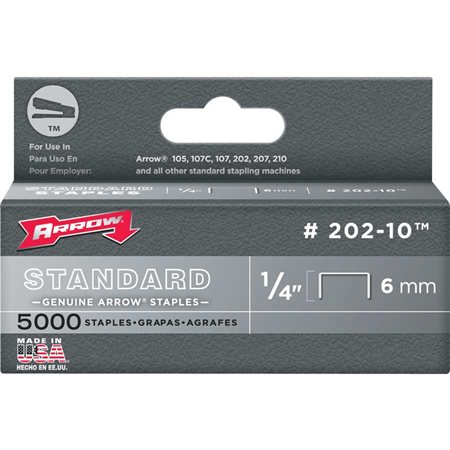 Agrafes standard