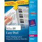 Étiquettes d'adresse blanches laser Easy Peel®