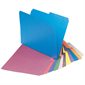Chemises à dossier réversibles de couleur
