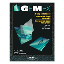 Insignes d'identification avec épinglette