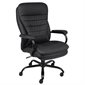 Fauteuil de direction robuste à double coussin à haut dossier