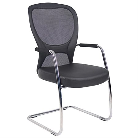 Fauteuil d’invite à dossier moyen maillé respirant