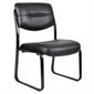 Leather Sled Side chair