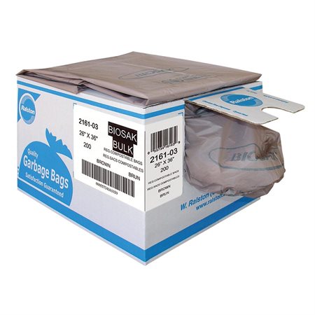 Sacs à ordures biodégradables et compostables Biosak®