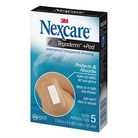 Pansements transparents imperméables Nexcare™ Tegaderm™ +Pad