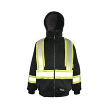 Manteau de sécurité molletonné à capuchon