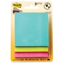 Feuillets Post-it® Super Sticky - collection Miami