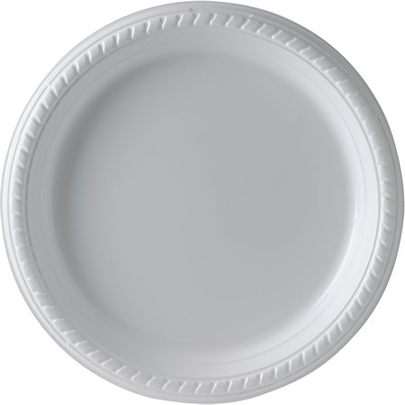 Assiette en polystyrène