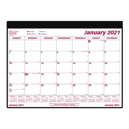 Monthly Desk Calendar Refill (2020)