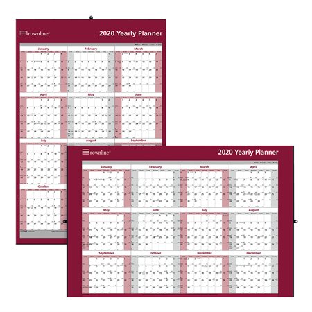 Calendrier mural annuel 2020
