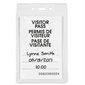 Vertical ID holder