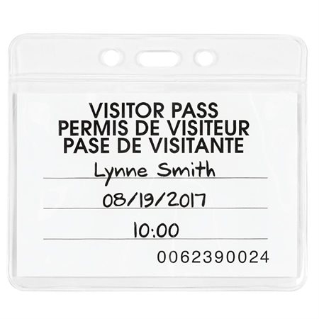 Porte-insigne horizontal