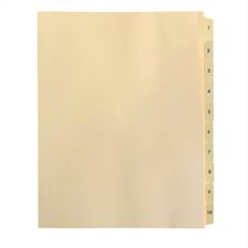 Offix® Sequential Numerical Litigation Index Dividers