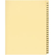 Offix® Sequential Numerical Litigation Index Dividers