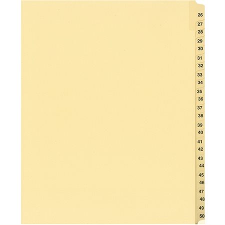 Offix® Sequential Numerical Litigation Index Dividers