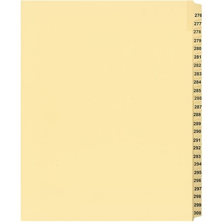 Offix® Sequential Numerical Litigation Index Dividers